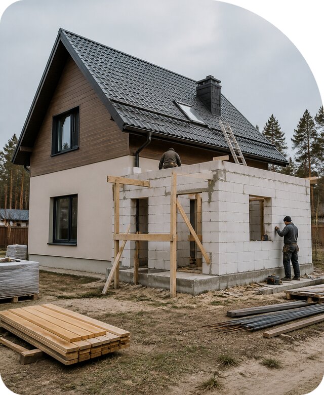 Пристройка ванной комнаты в Каменске-Шахтинском по цене от 463545 р. | РадиДОМА-Ксш
