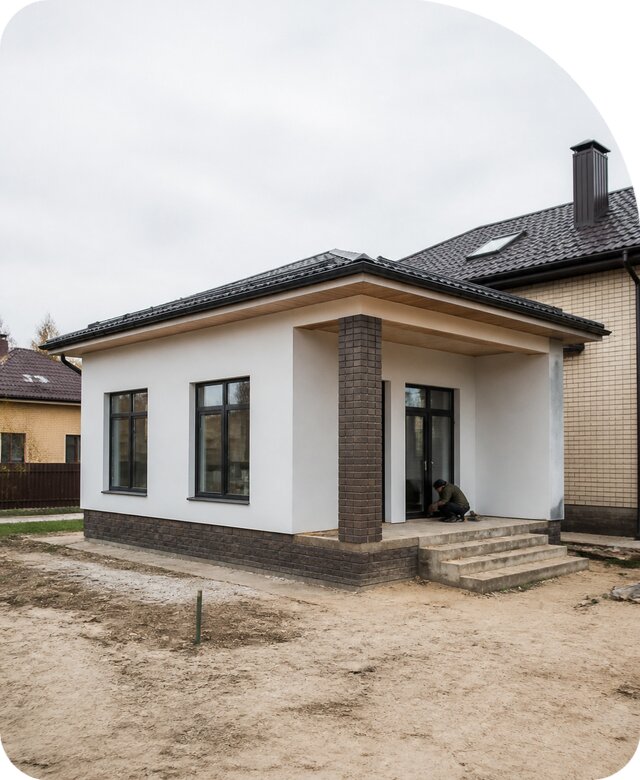 Строительство одноэтажной пристройки в Каменске-Шахтинском от 463545 р. | РадиДОМА-Ксш